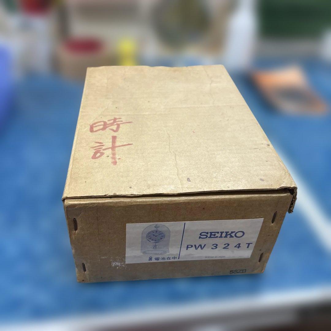 【極美品・完品】SEIKO セイコー 置時計 PW324T 振り子 付属品一式