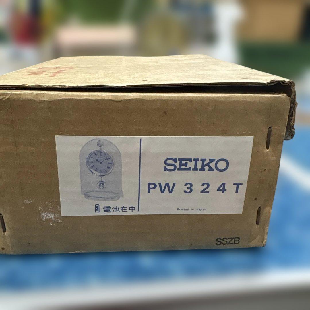 【極美品・完品】SEIKO セイコー 置時計 PW324T 振り子 付属品一式