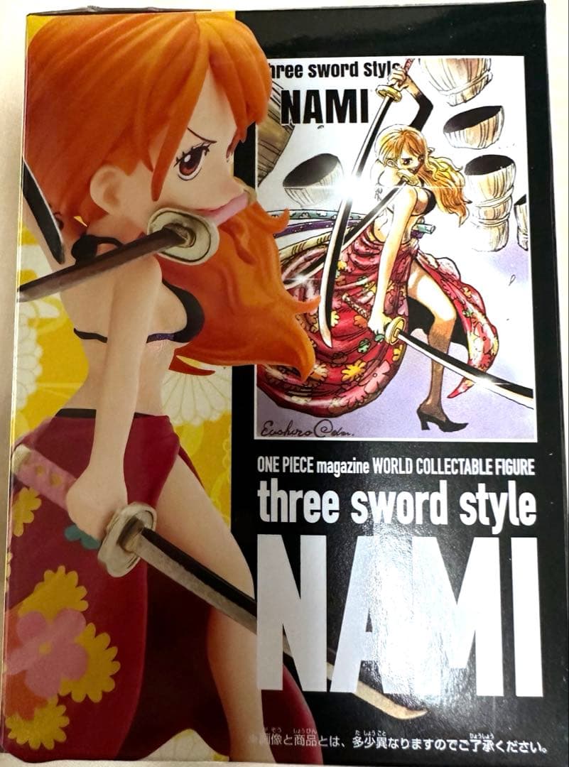 【新品未開封】ワンピース　ワールドコレクタブルフィギュア　夢の一枚　三刀流　ナミ