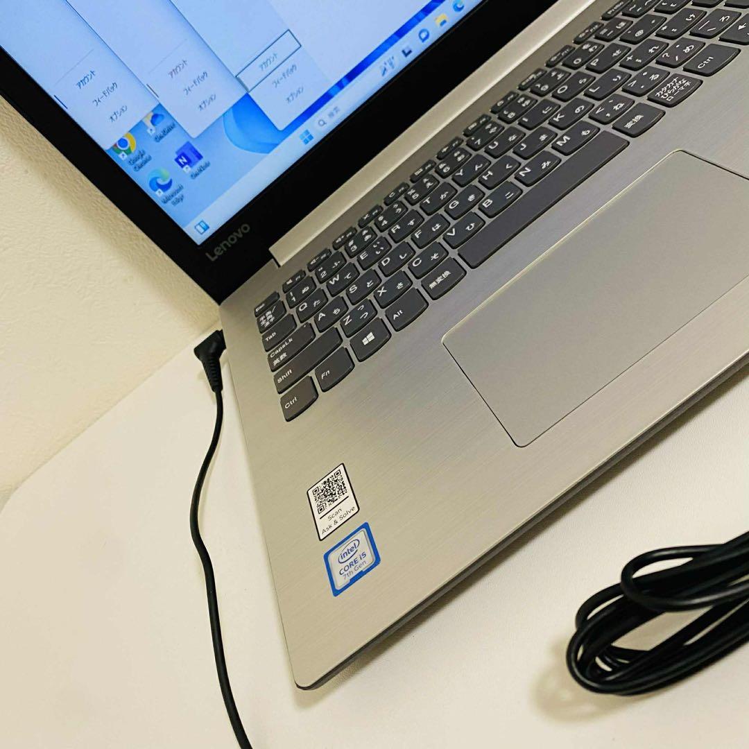 Y144 LENOVOノートパソコンWEBカメラi5高速SSD Window11