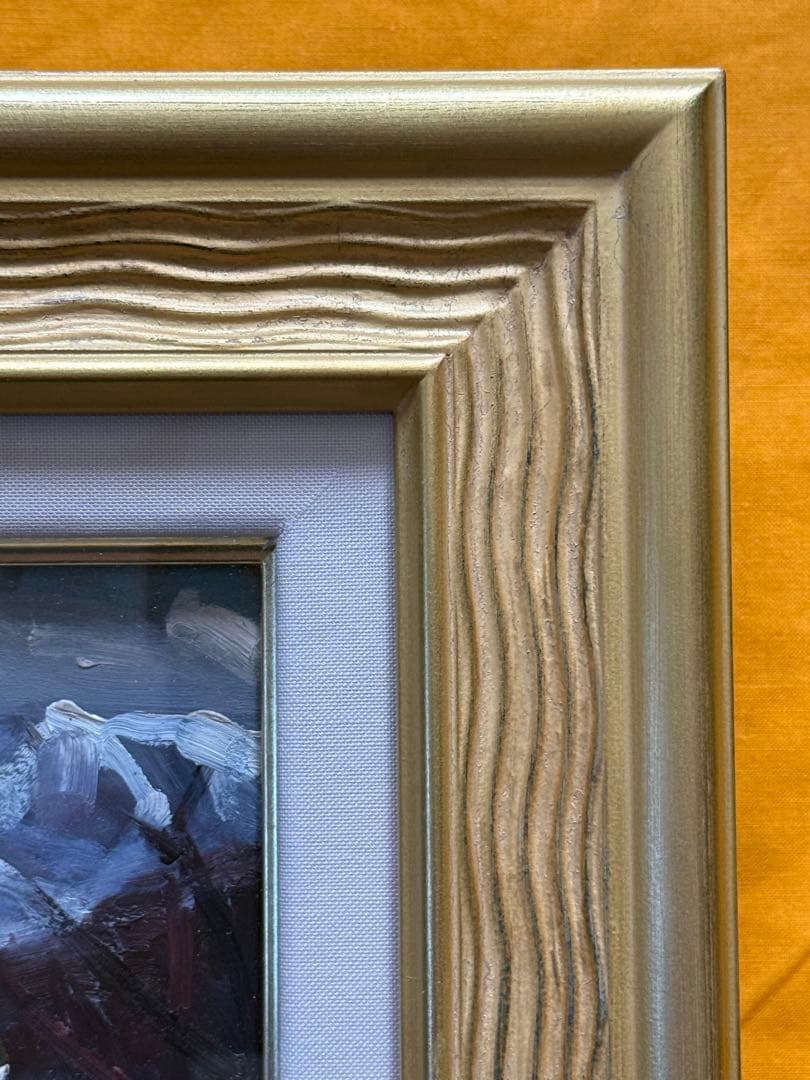 塚本茂　油彩　板絵　作品名不祥　SMサイズ