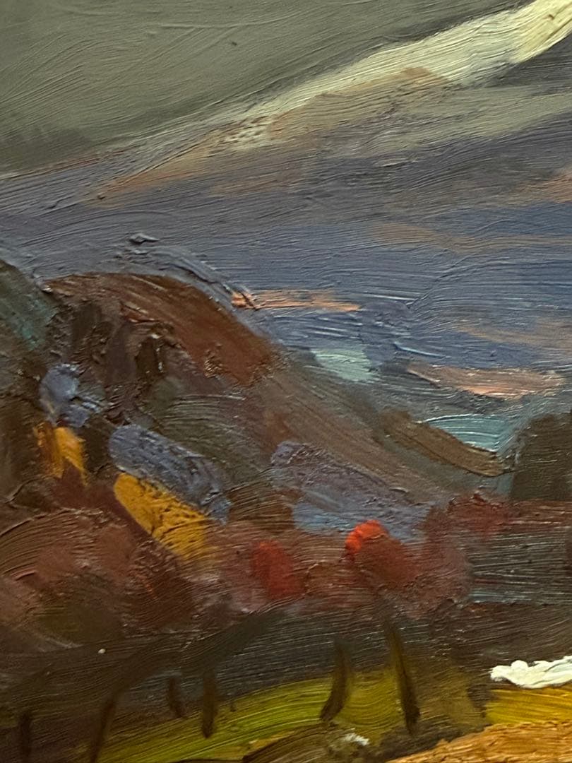 塚本茂　油彩　板絵　作品名不祥　SMサイズ