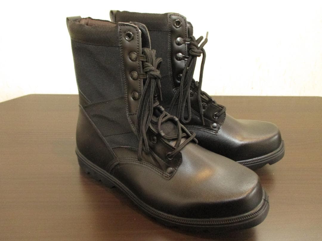 未使用　中国軍　サイズ44　27.0cm　07式戦闘靴　半長靴　コンバットブーツ