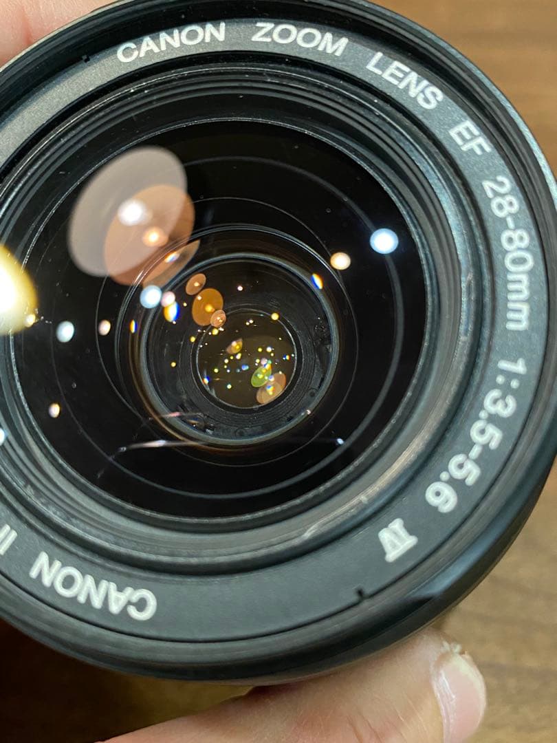 Canon EOS Kiss キスデジタル一眼　初代　黒　美品28-80オマケ付