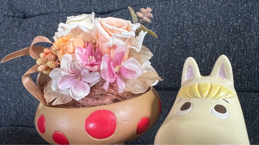 【希少】フローレン　加藤工芸 プランター 置物　ムーミン
