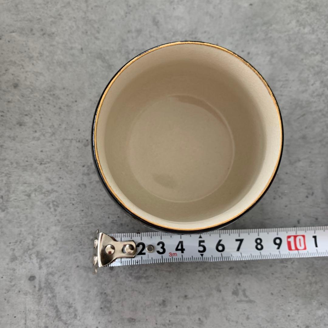 極美品✨九谷 本金青粒鉄仙　茶器揃　急須　湯呑み５客　青粒 金彩