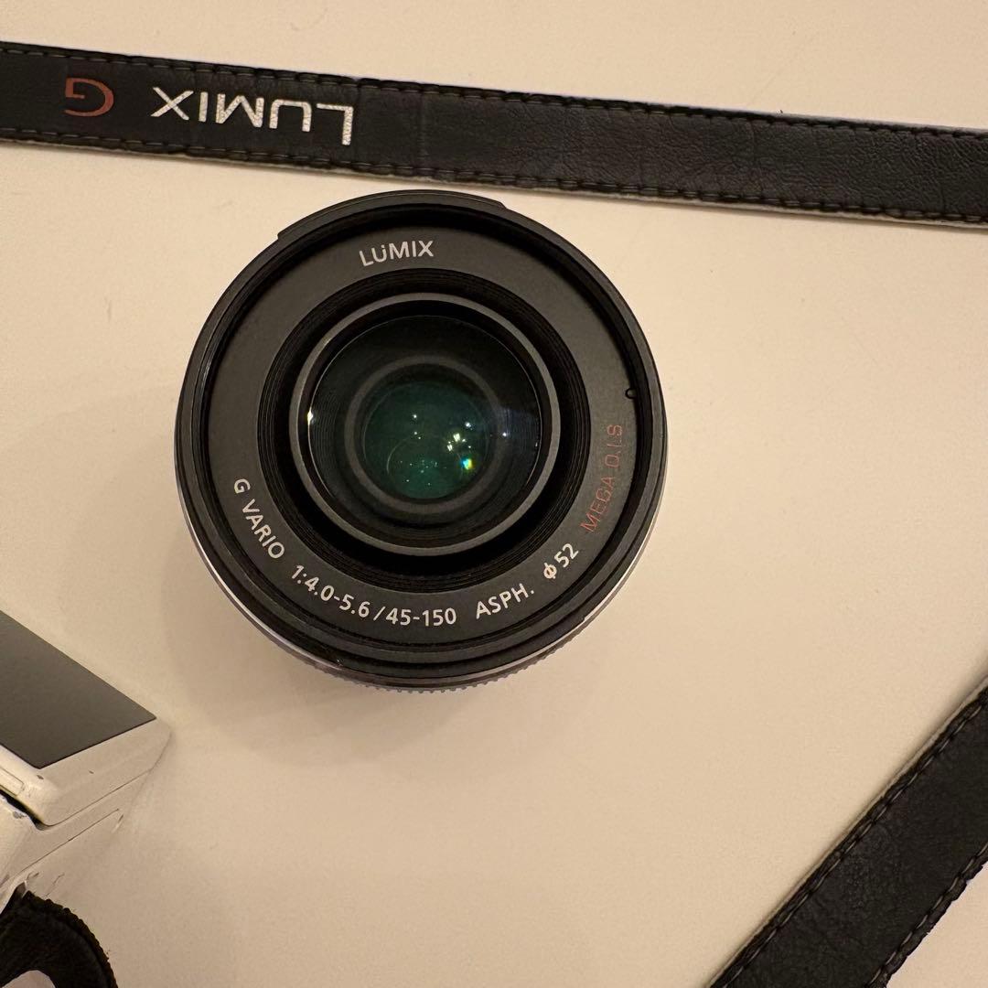 【美品】Panasonic LUMIX DMC-GF6 ホワイト ダブルズーム付