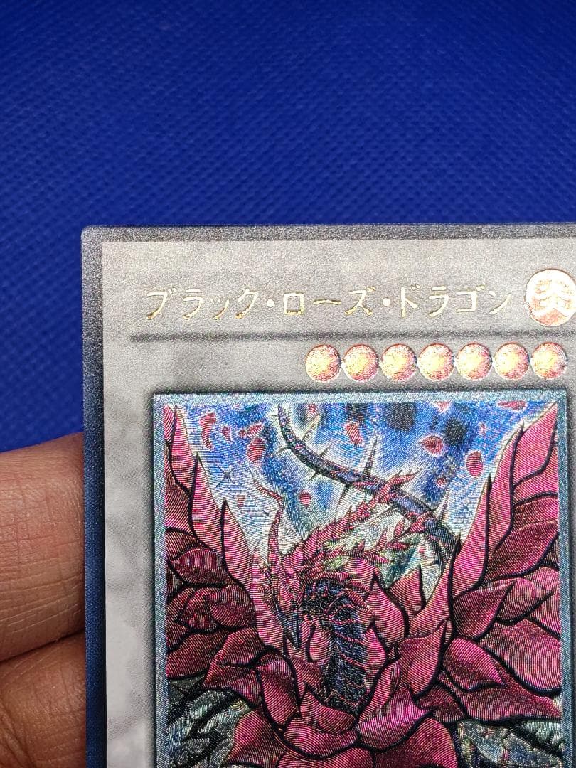 遊戯王　ブラックローズドラゴン　レリーフ