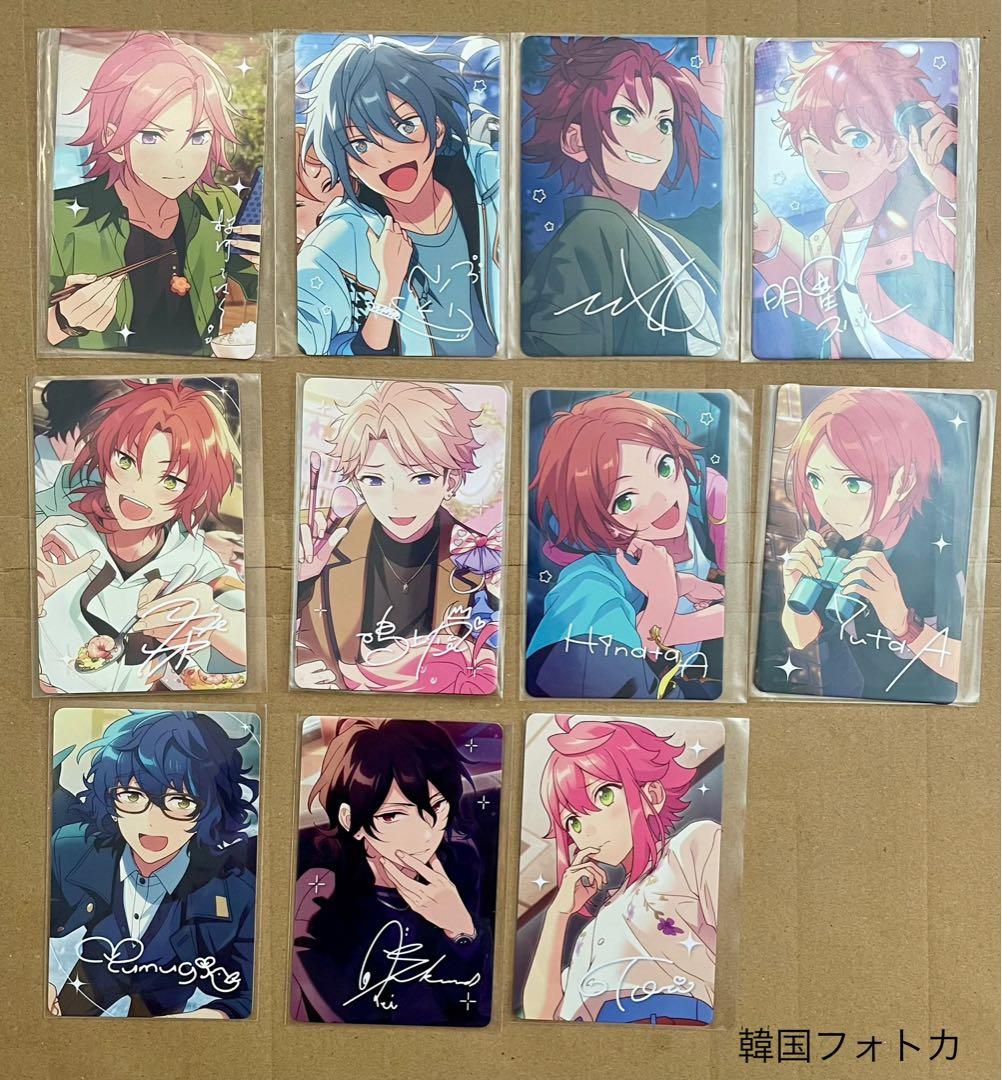 あんスタ　中国　韓国　証明写真　通行証　珍蔵　仕事　カフェ　PVC まとめ売り