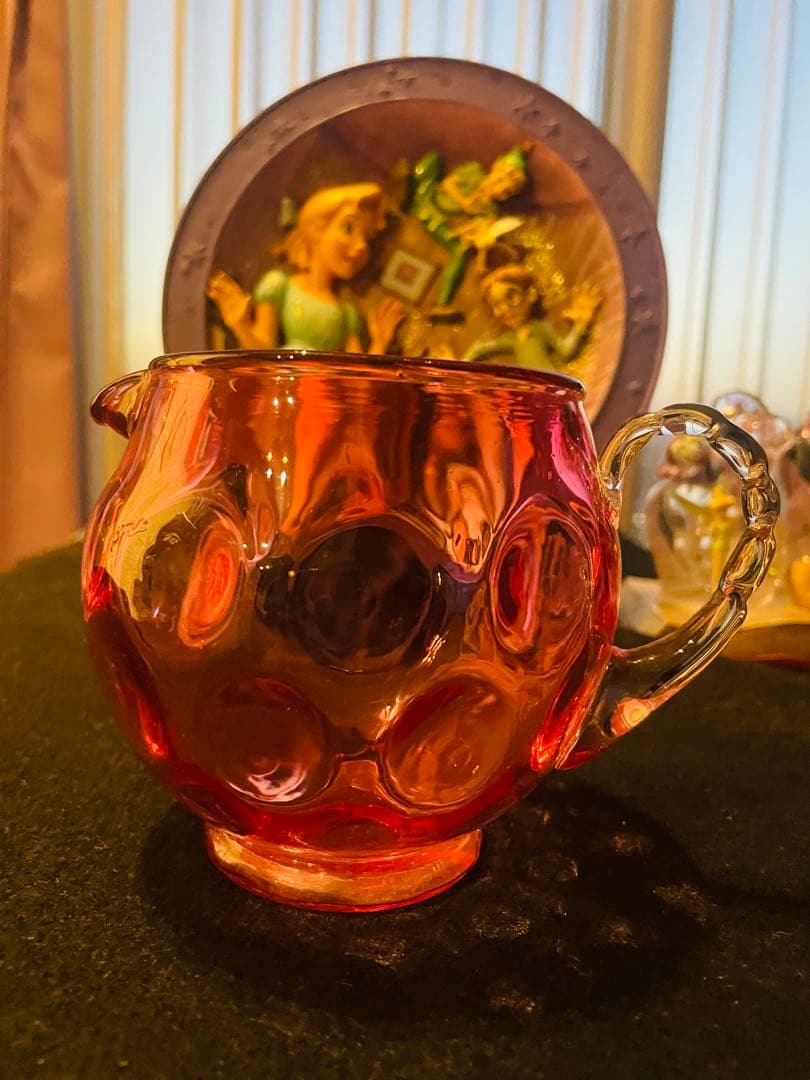 フェントン　クランベリードット　ヴィンテージ　ピッチャー