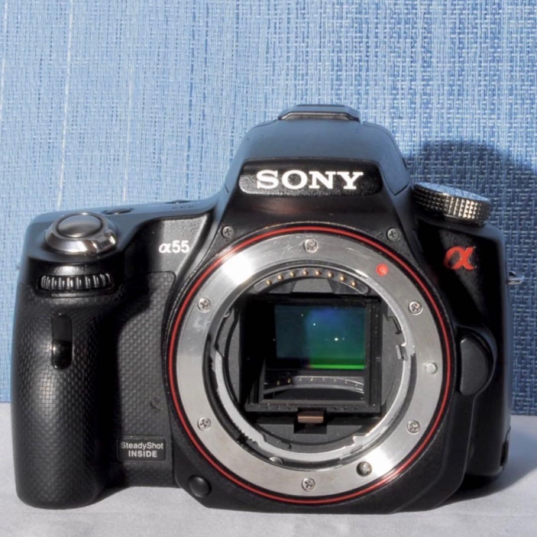 ♥️美品♥️高速連写＆GPS搭載♥️SONY α55 レンズセット♥️スマホ転送