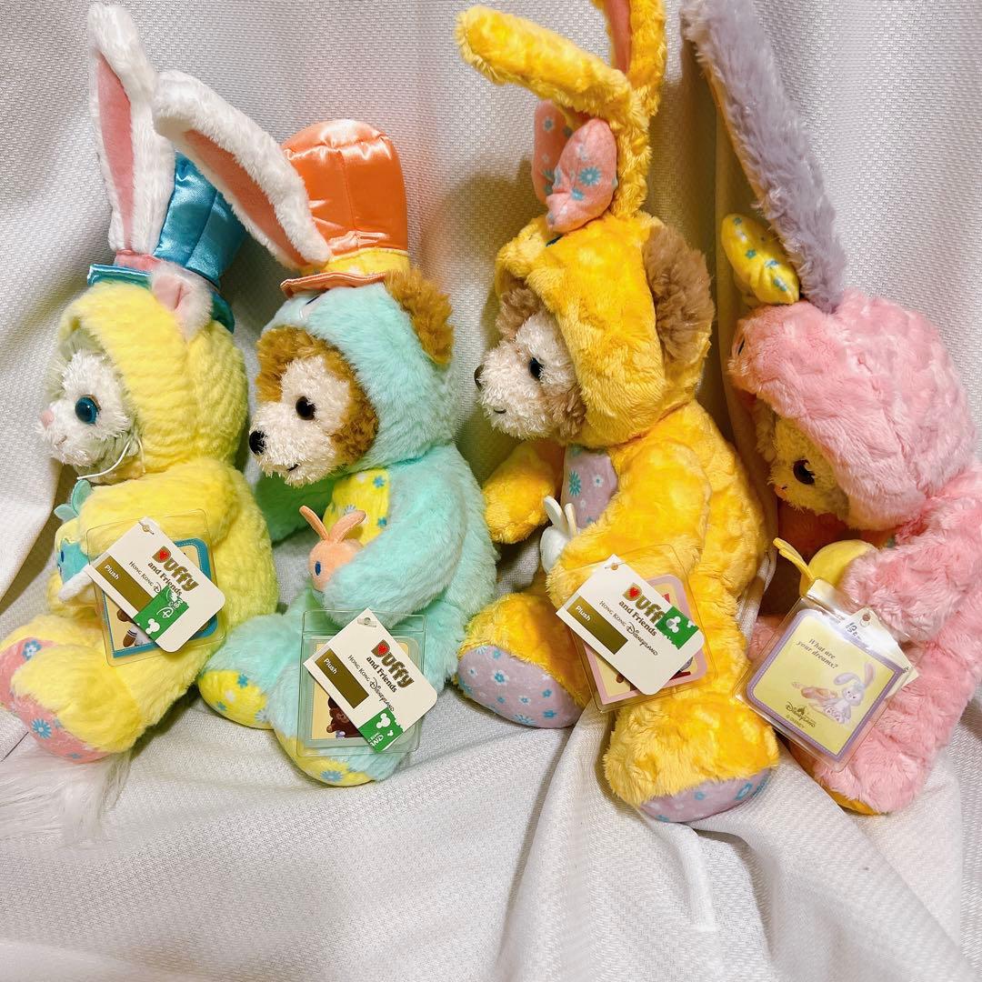 香港ディズニー　ぬいぐるみ　ダッフィー　シェリーメイ　ステラルー　クッキー