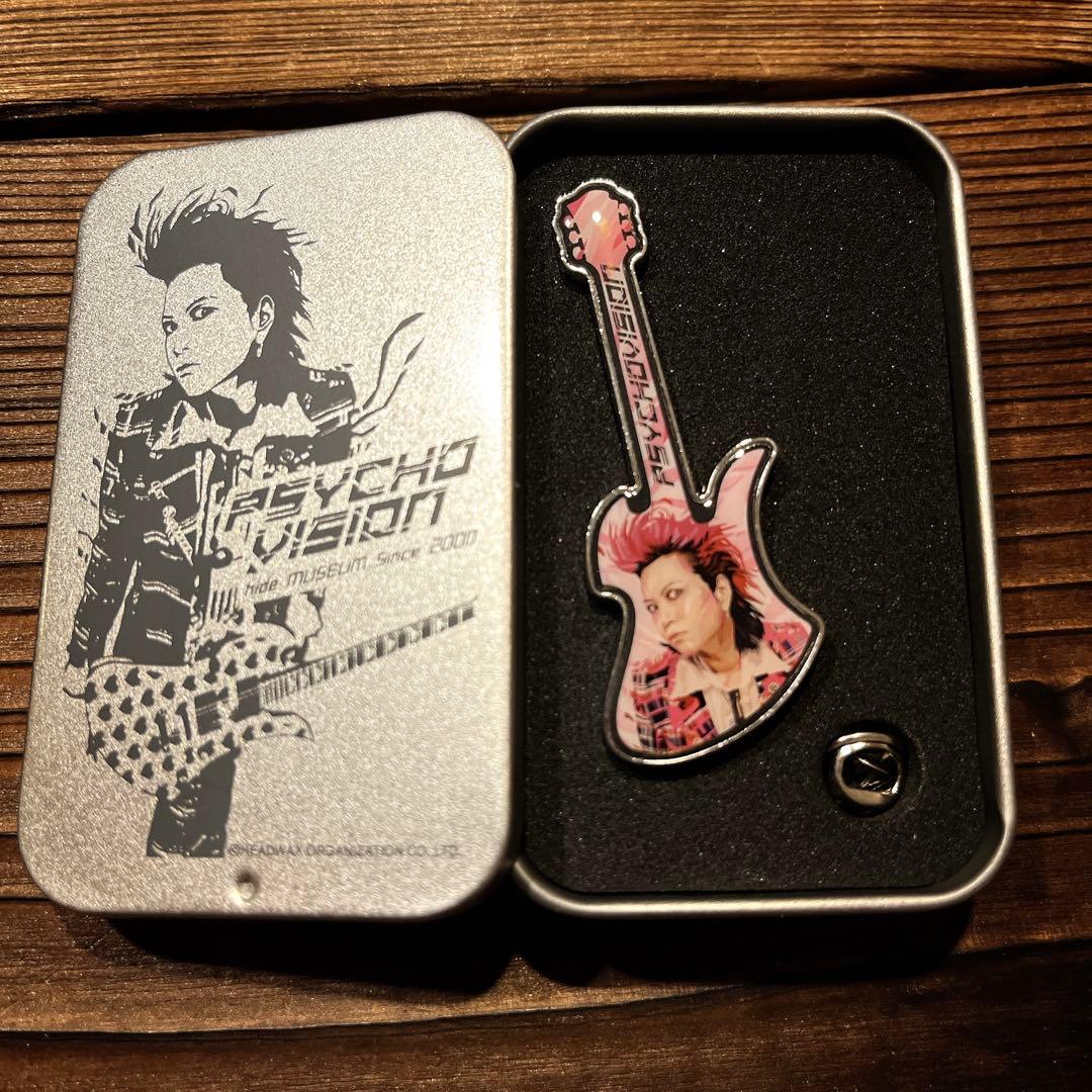 hide★ギター型ピンバッジ3個セット★まとめ売り
