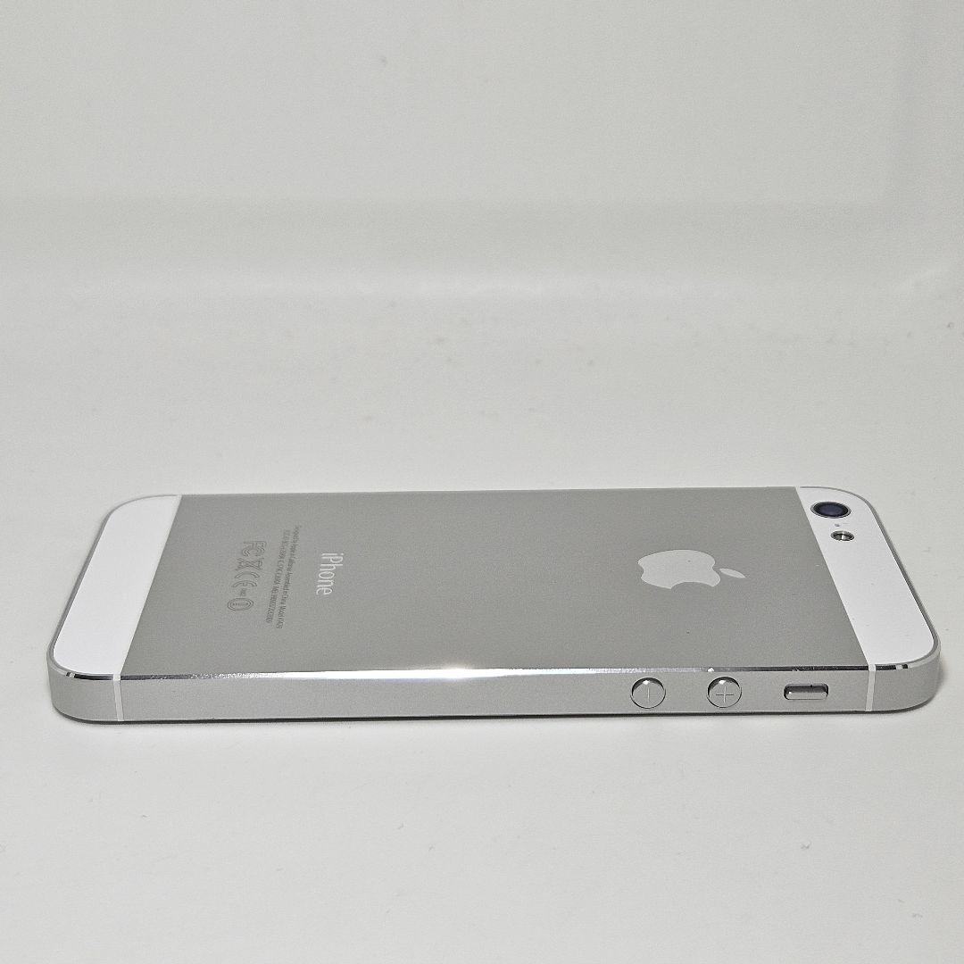 極上美品 動作品 iPhone5 64GB シルバー ホワイト ND210J/A