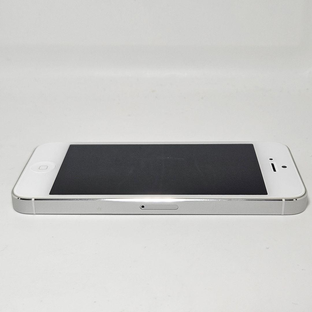 極上美品 動作品 iPhone5 64GB シルバー ホワイト ND210J/A