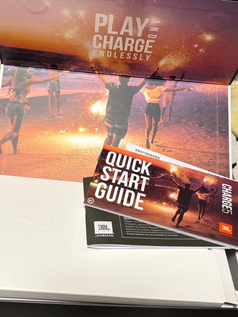 JBL Charge 5 ブラック ワイヤレススピーカー（箱のみ）