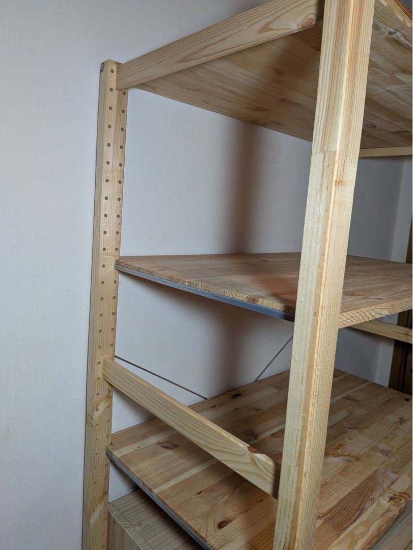 ■送料込■IKEA イーヴァル ユニットシェルフ パイン材 棚 キャビネット