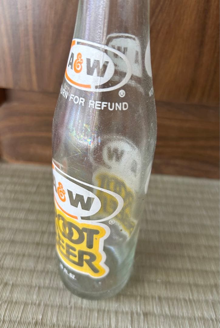 A&W ROOT BEER ルートビア 空き瓶