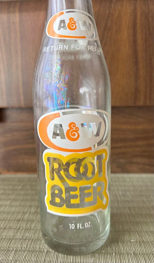 A&W ROOT BEER ルートビア 空き瓶