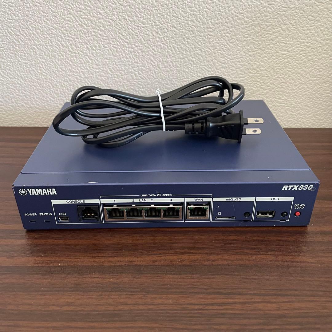 【コムギ】ヤマハ RTX830 ギガアクセス VPNルーター 中古
