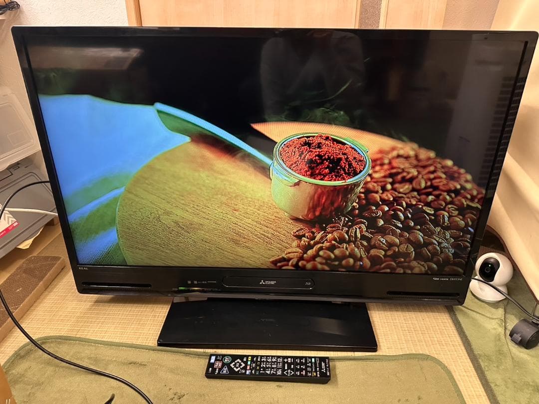 三菱 40型 テレビ Blu-ray HDD内蔵 LCD-A40BHR7 美品！