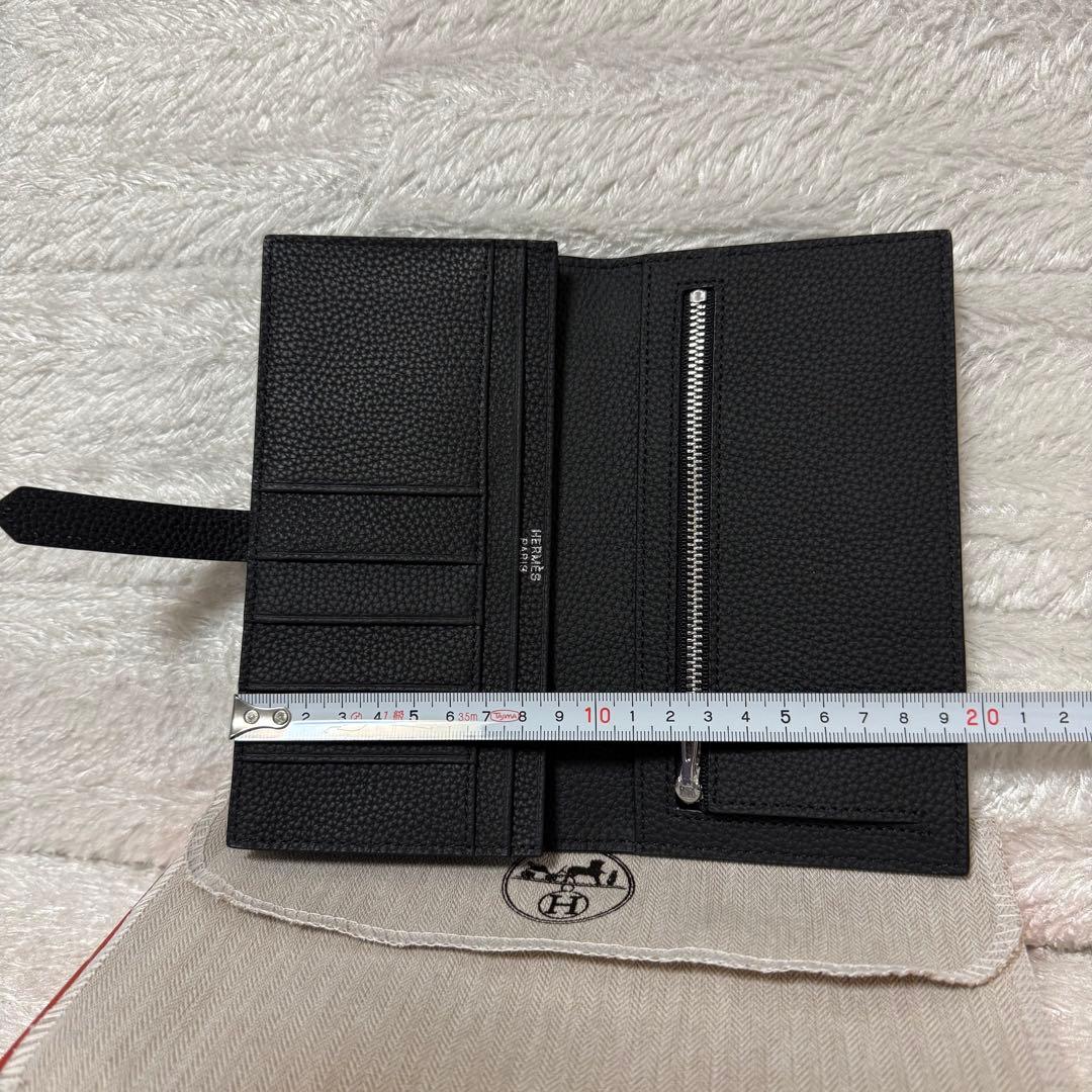 海外ノベルティ■長財布■べアン■黒■HERMES■新品未使用