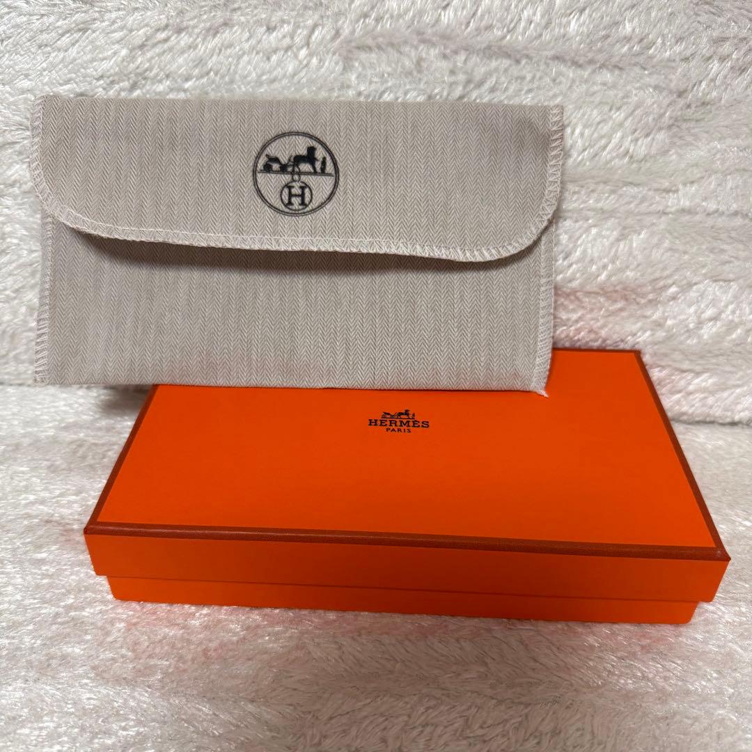 海外ノベルティ■長財布■べアン■黒■HERMES■新品未使用