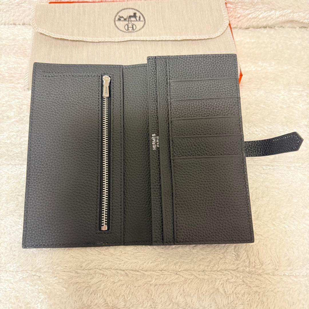 海外ノベルティ■長財布■べアン■黒■HERMES■新品未使用