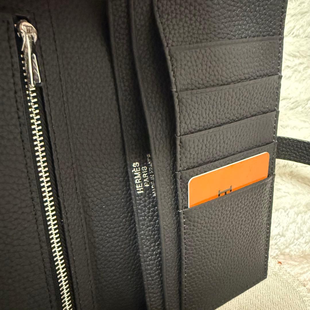 海外ノベルティ■長財布■べアン■黒■HERMES■新品未使用