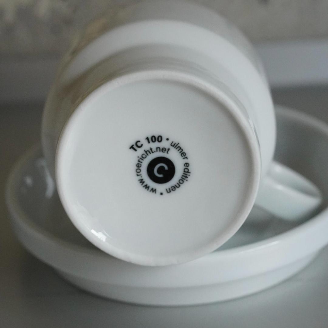 Hogaka profi TC-100コーヒーマグ ソーサー 2セットTC100