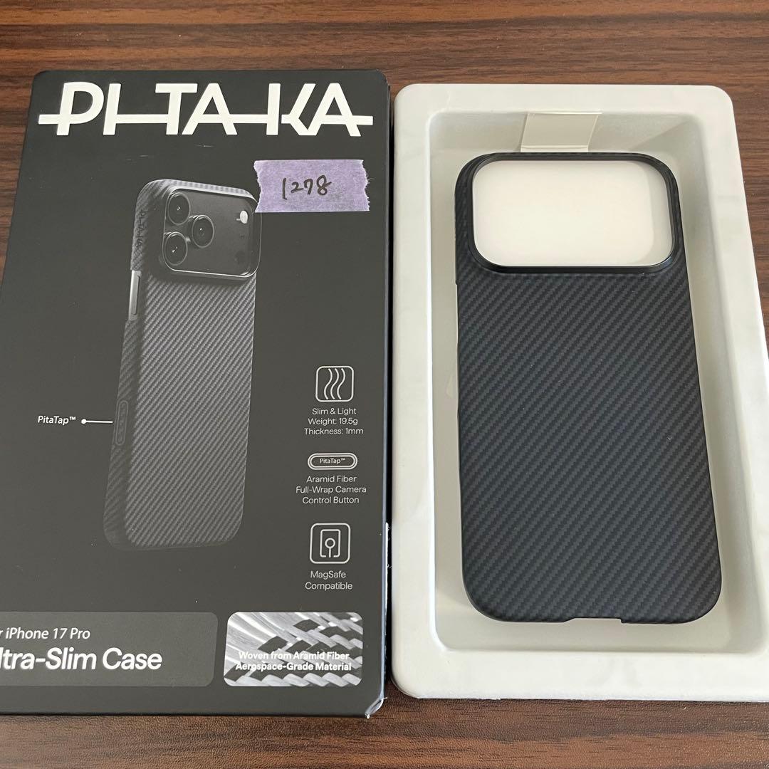 PITAKA iPhone 17 Proケース 極薄 MagSafe 耐衝撃