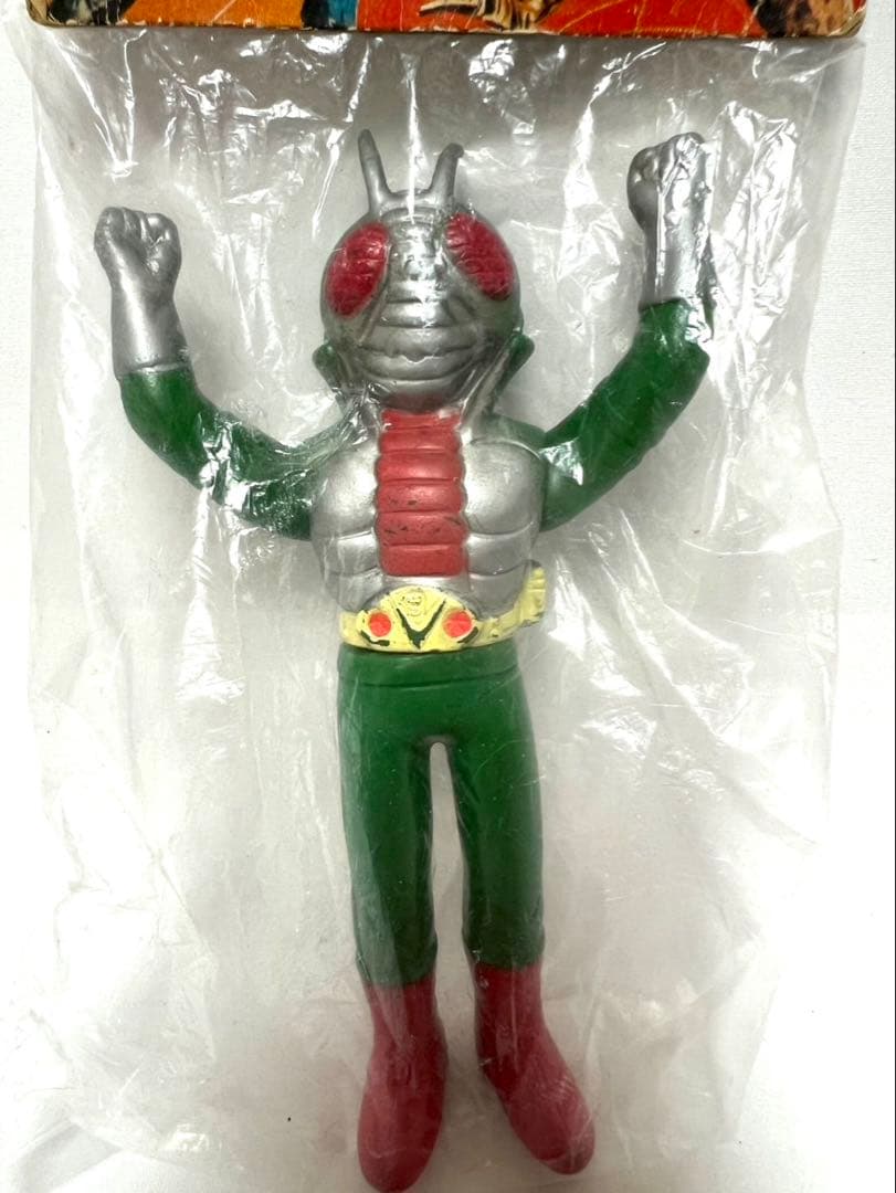 未開封！怪獣シリーズ 仮面ライダーv3 ソフビ パチ 無版権（ポピー 旧バンダイ