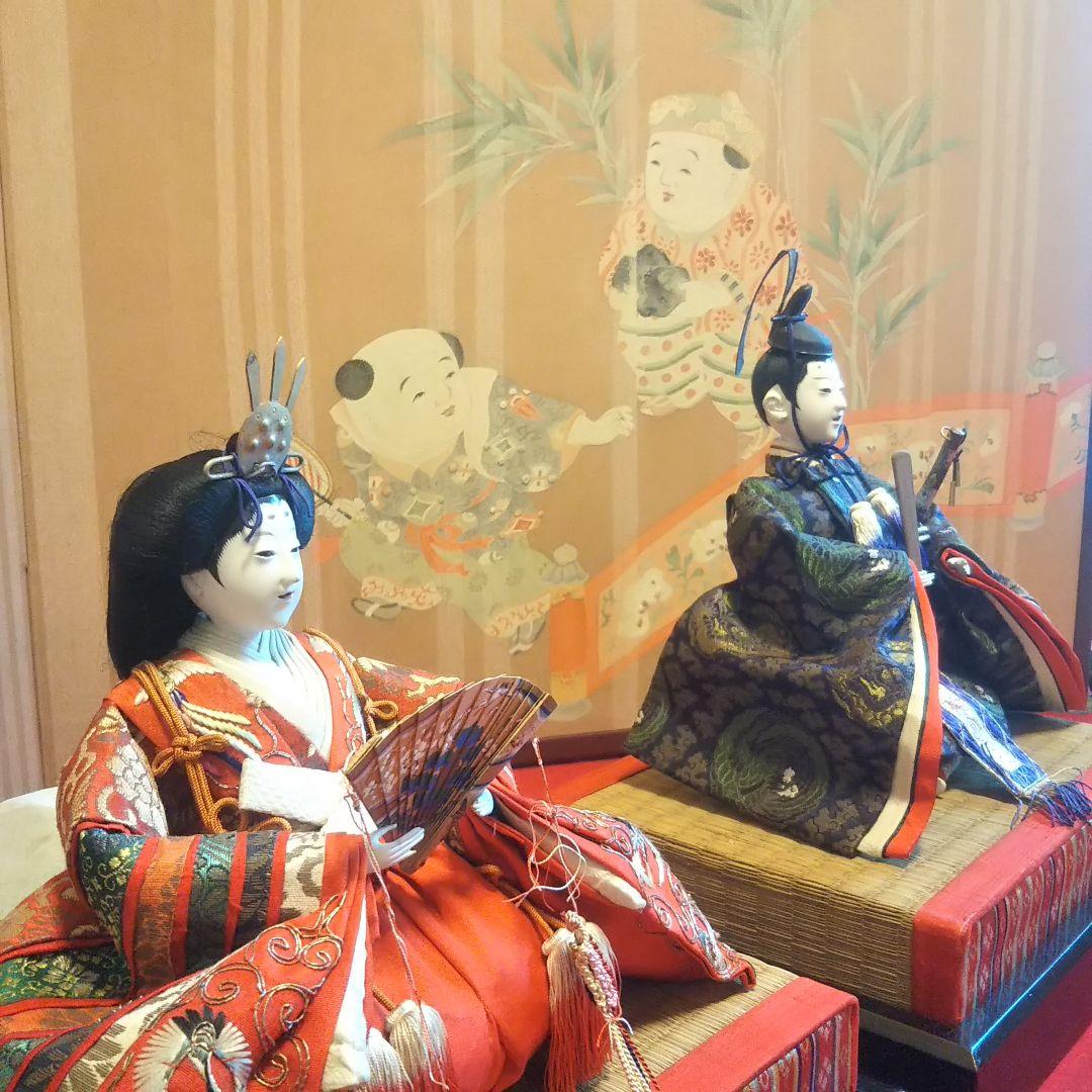京人形 田中彌 お内裏様 ７号 希少