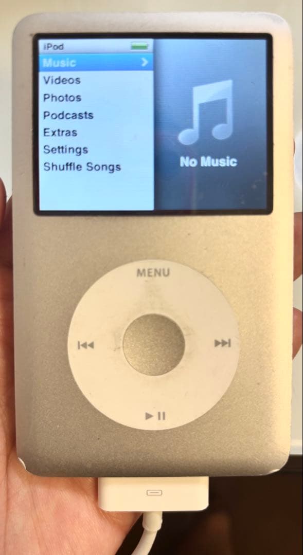 値下げiPod Classicクラシック 80GB シルバー A1238 大容量