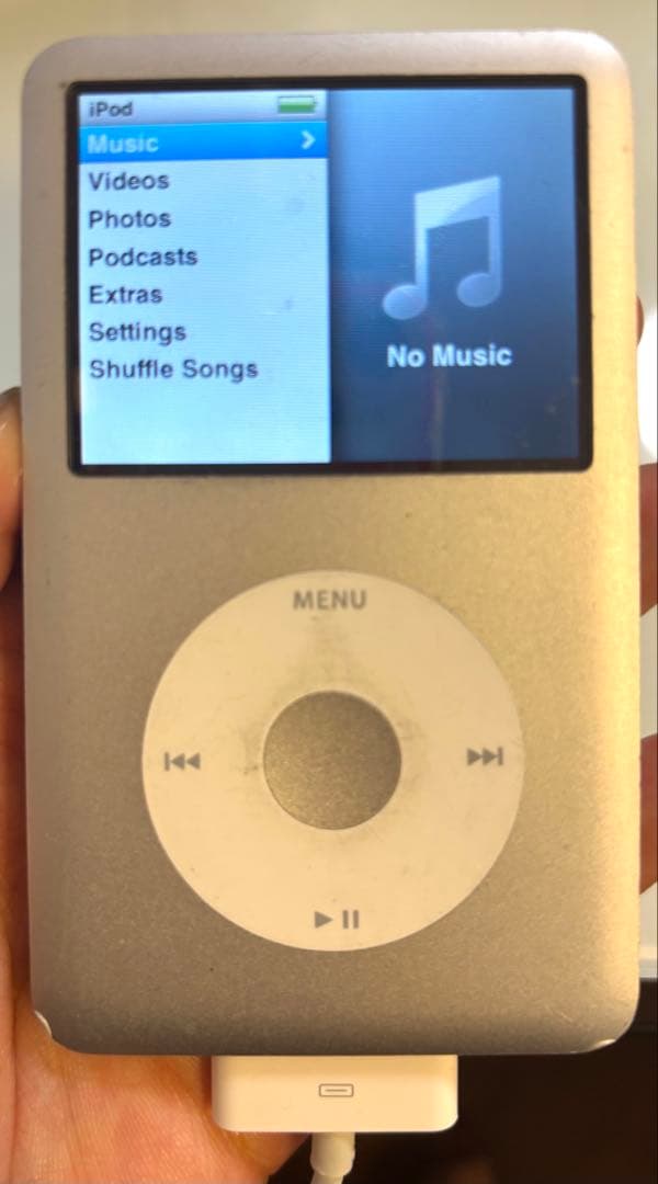 値下げiPod Classicクラシック 80GB シルバー A1238 大容量