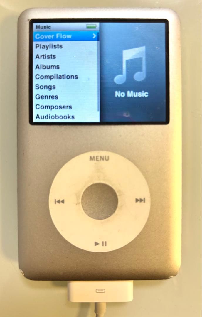 値下げiPod Classicクラシック 80GB シルバー A1238 大容量