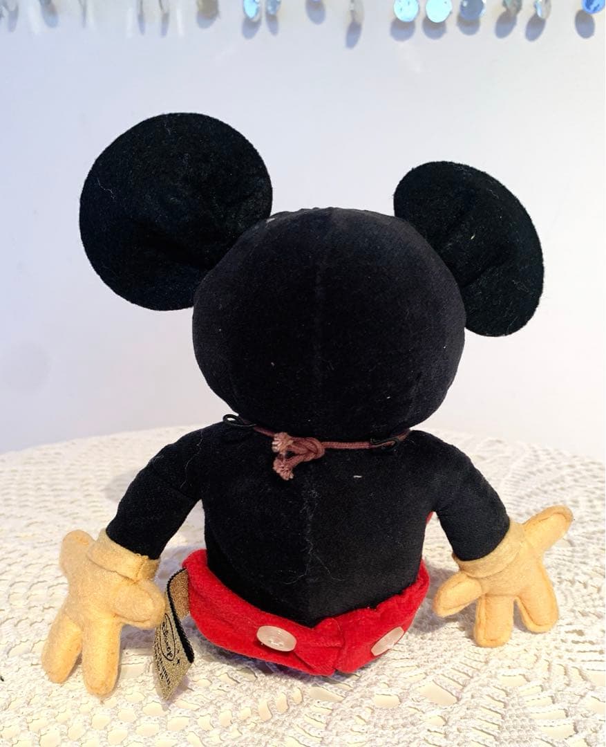 ウォルト・ディズニー生誕110周年記念 レトロミッキーストラップ＆ぬいぐるみ