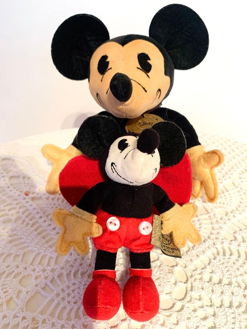 ウォルト・ディズニー生誕110周年記念 レトロミッキーストラップ＆ぬいぐるみ