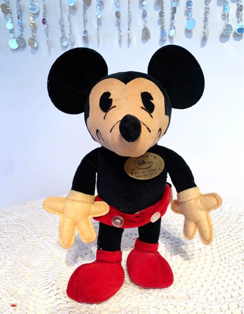 ウォルト・ディズニー生誕110周年記念 レトロミッキーストラップ＆ぬいぐるみ