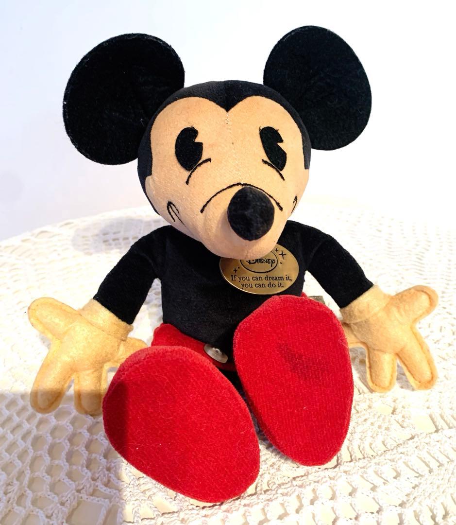 ウォルト・ディズニー生誕110周年記念 レトロミッキーストラップ＆ぬいぐるみ