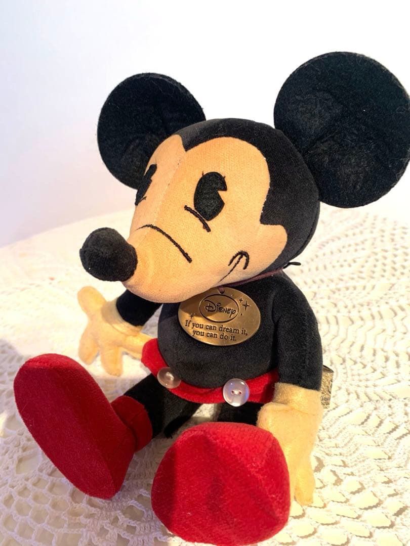 ウォルト・ディズニー生誕110周年記念 レトロミッキーストラップ＆ぬいぐるみ