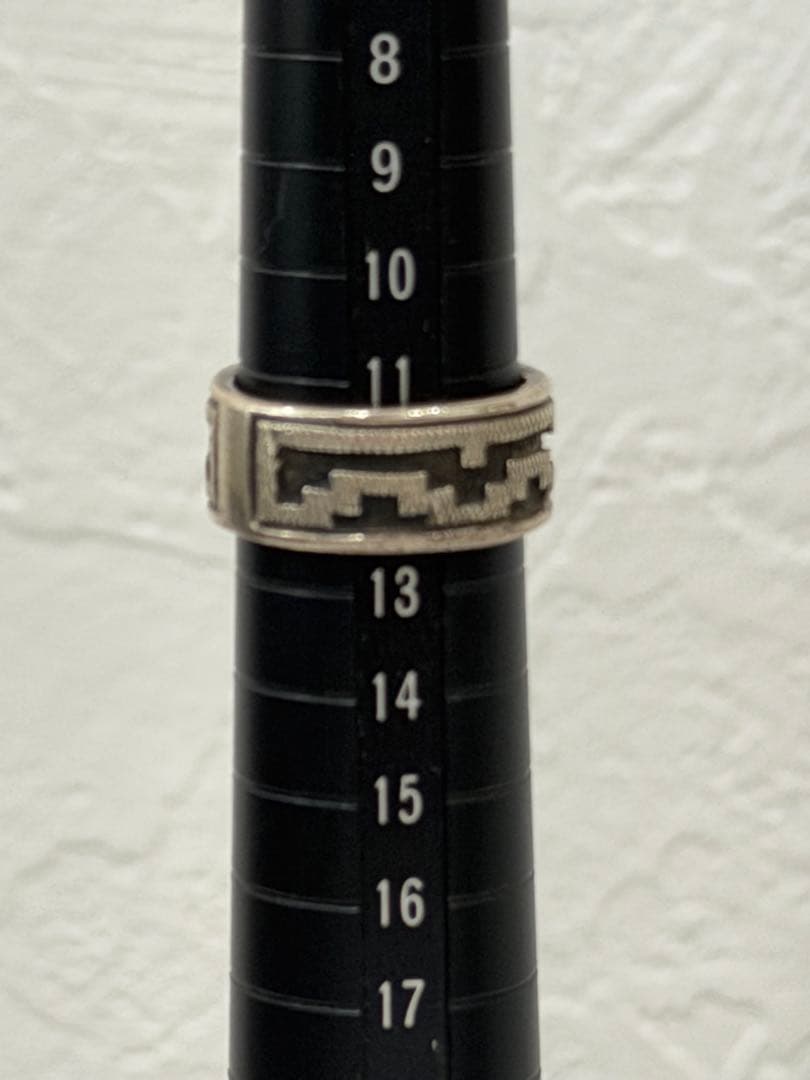 ナバホ族 故 D.A. JACKSON作シルバーリング