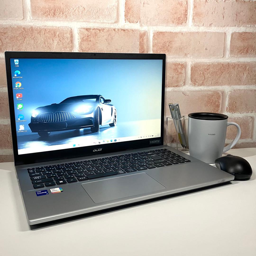 ★レアPC★ 2022年製 第12世代i7 SSD512GB acer 550
