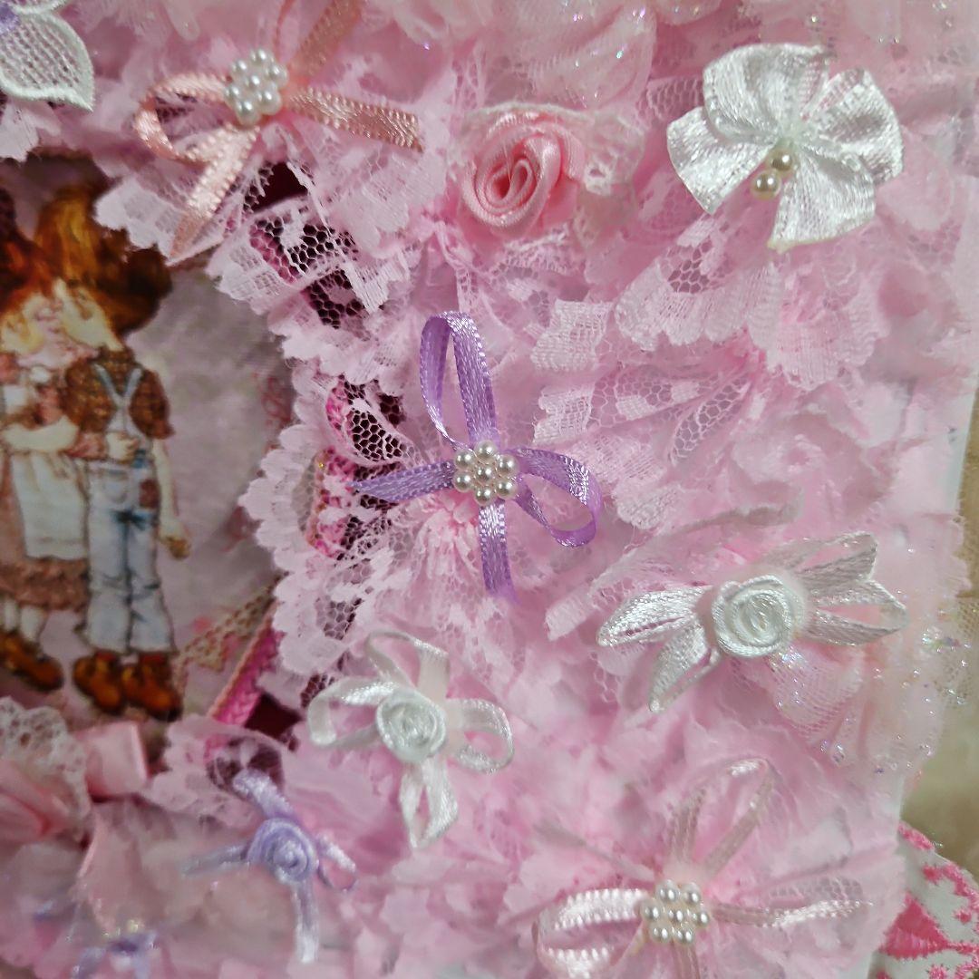 ファンシーボックス　ハンドメイド　おさるさん　インテリア　小物入れ