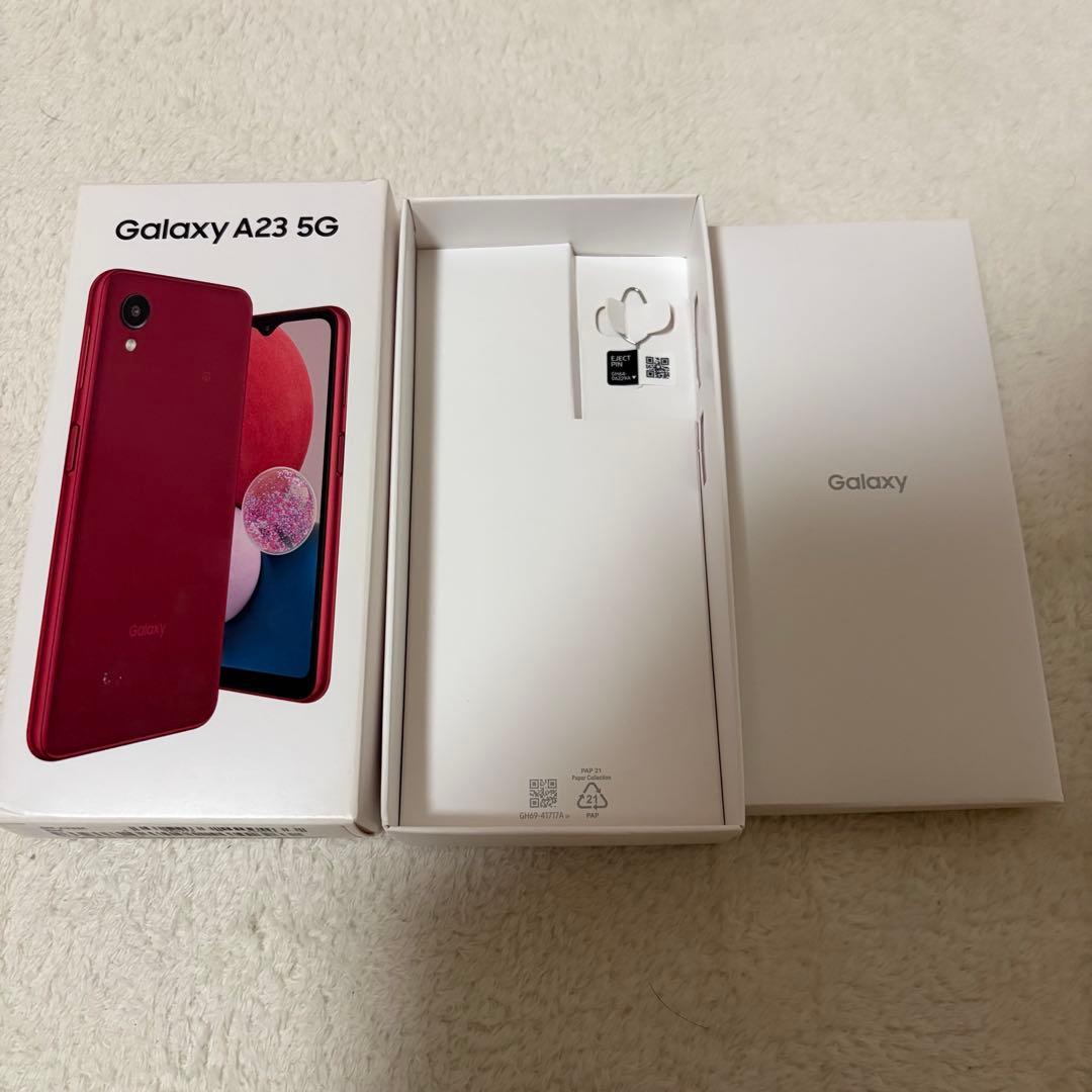 Galaxy A23 5G SM-A233C レッド SIMフリー
