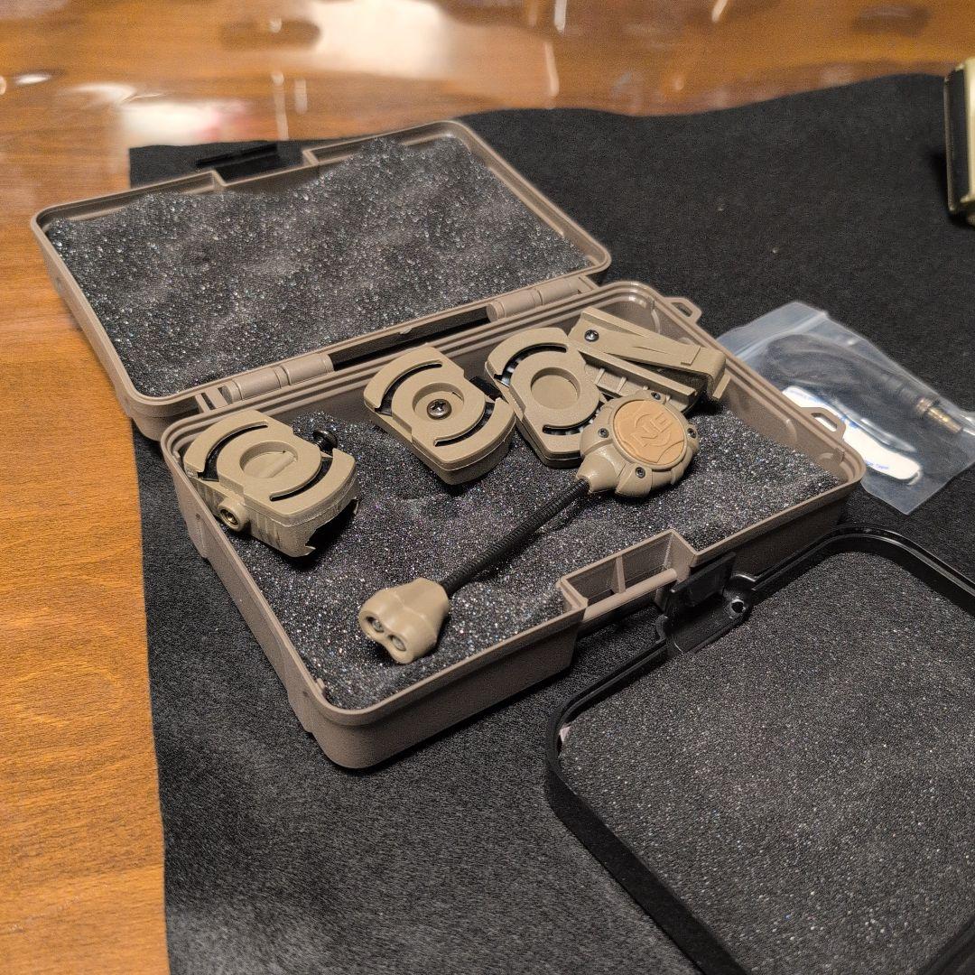 FMA XLサイズヘルメット　ヘッドセットシーバー付き