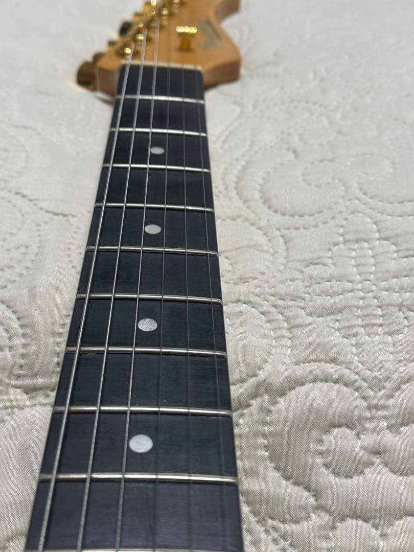 Bacchusフレイムメイプル グリーン エレキギター