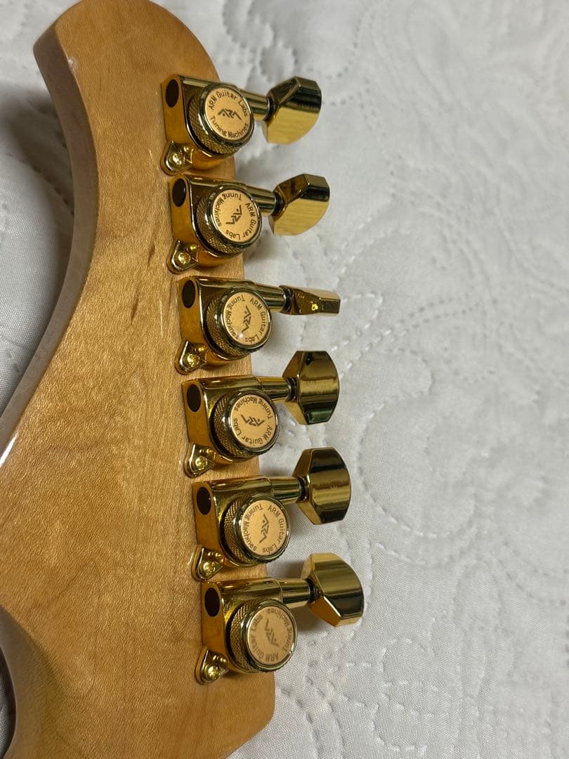 Bacchusフレイムメイプル グリーン エレキギター