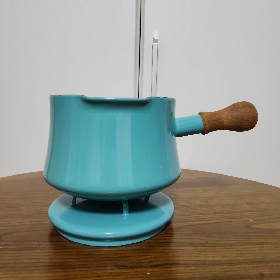 【DANSK】ホーロー 片手鍋 コベンスタイル ターコイズ 直径：約14cm