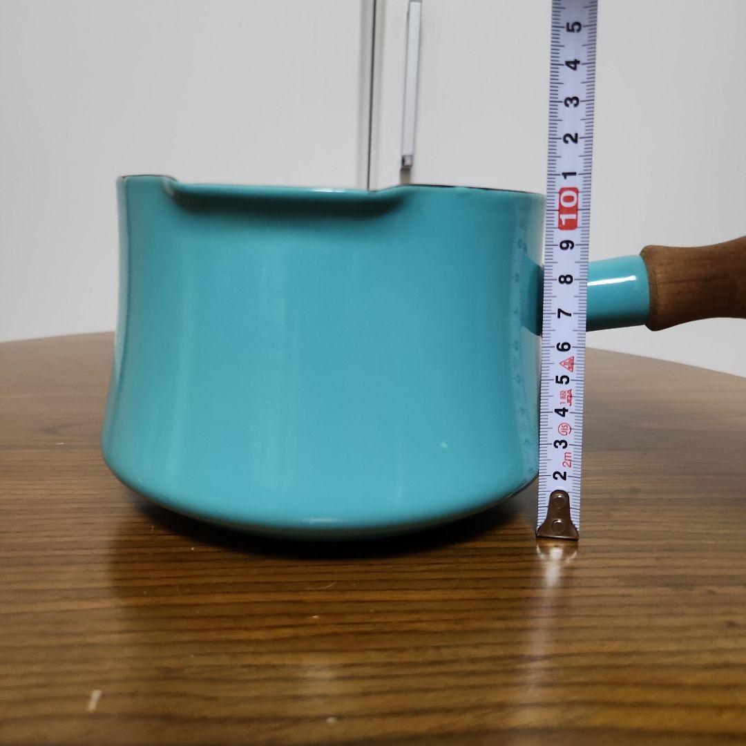 【DANSK】ホーロー 片手鍋 コベンスタイル ターコイズ 直径：約14cm